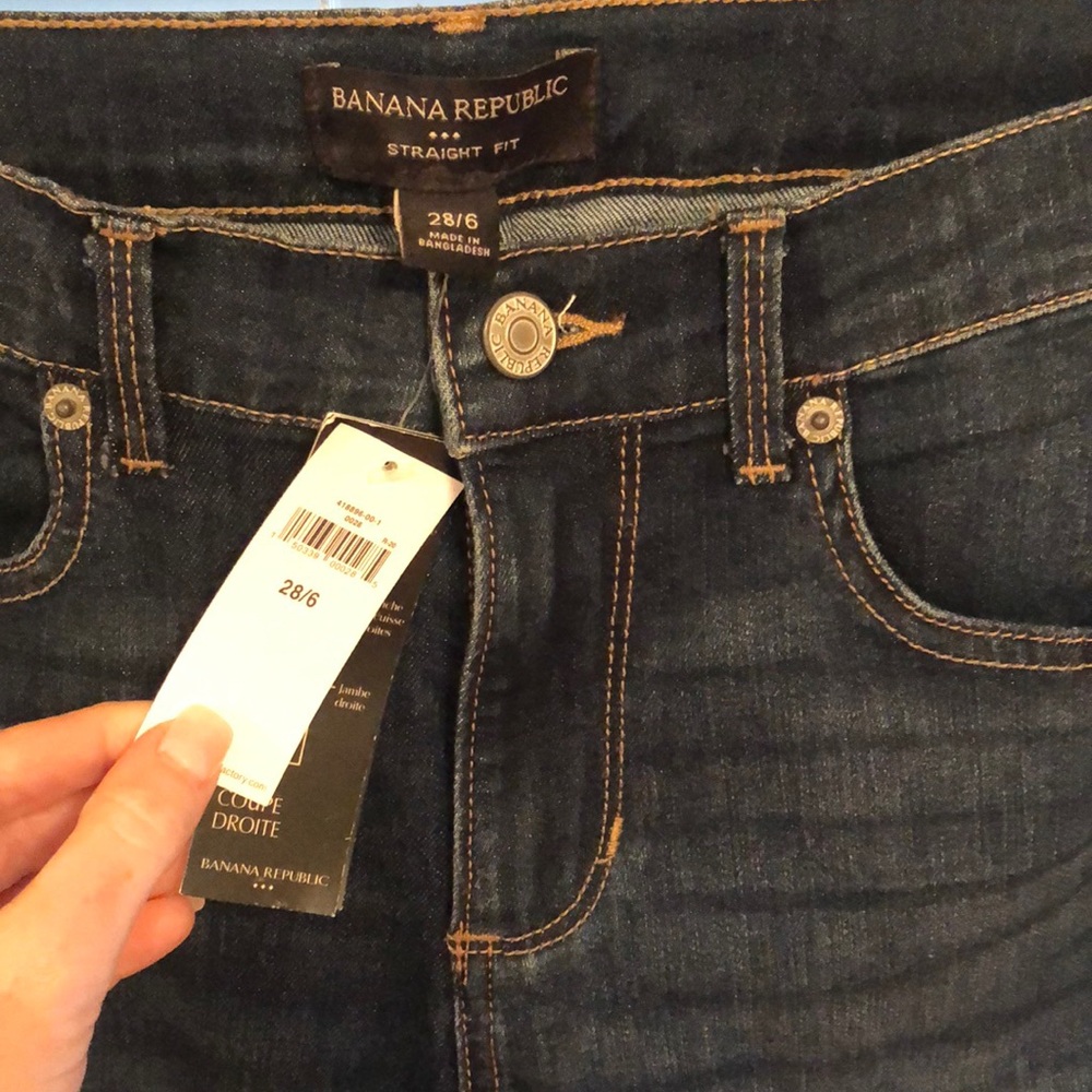 Banana Republic Straight Fit Jeans Size 28/6